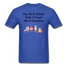 Load image into Gallery viewer, Sing Me A Melody - Unisex/Men&#39;s T-Shirt - royal blue