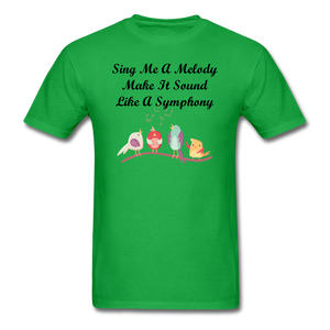 Sing Me A Melody - Unisex/Men's T-Shirt - bright green