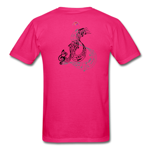 Sing Me A Melody - Unisex/Men's T-Shirt - fuchsia