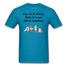 Load image into Gallery viewer, Sing Me A Melody - Unisex/Men&#39;s T-Shirt - turquoise