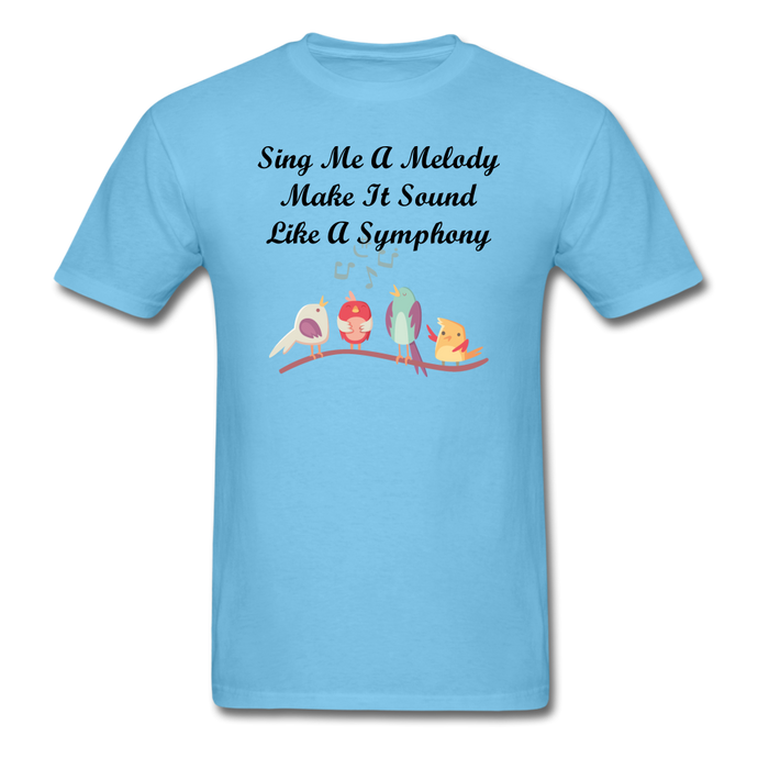 Sing Me A Melody - Unisex/Men's T-Shirt - aquatic blue