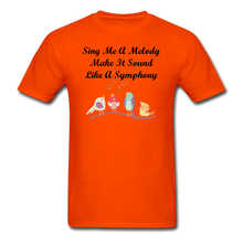 Load image into Gallery viewer, Sing Me A Melody - Unisex/Men&#39;s T-Shirt - orange