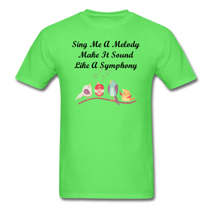 Sing Me A Melody - Unisex/Men's T-Shirt - kiwi