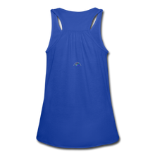 Load image into Gallery viewer, Weeds Or Flowers - Women&#39;s Flowy Tank Top by Bella - royal blue