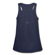 Load image into Gallery viewer, Weeds Or Flowers - Women&#39;s Flowy Tank Top by Bella - navy