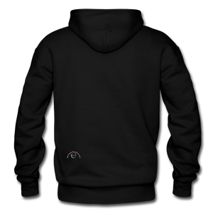 Somewhere Over The Rainbow- Gildan Hoodie Sweatshirt - black