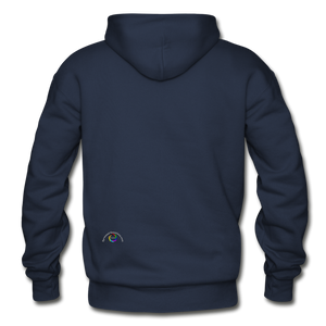 Somewhere Over The Rainbow- Gildan Hoodie Sweatshirt - navy