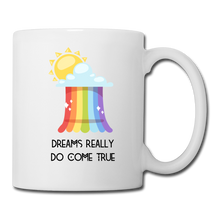 Load image into Gallery viewer, Somewhere Over The Rainbow Full Wrap Coffee/Tea Mug - white