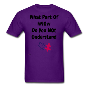 kNOw Unisex Classic T-Shirt - purple