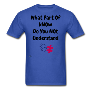 kNOw Unisex Classic T-Shirt - royal blue