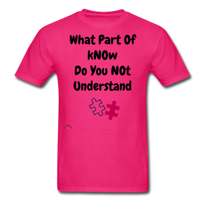 kNOw Unisex Classic T-Shirt - fuchsia