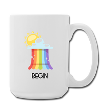 Load image into Gallery viewer, Somewhere Over The Rainbow Coffee/Tea Mug 15 oz - white