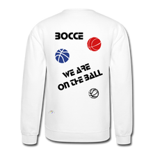 Load image into Gallery viewer, Bocce (KING) Unisex Crewneck Sweatshirt - white