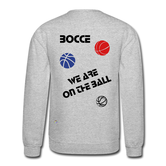 Bocce (KING) Unisex Crewneck Sweatshirt - heather gray