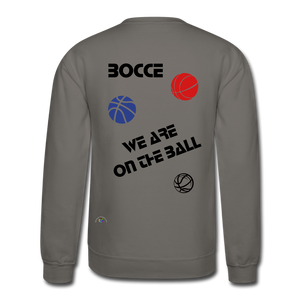 Bocce (KING) Unisex Crewneck Sweatshirt - asphalt gray