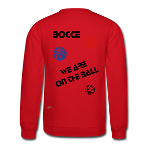 Bocce (KING) Unisex Crewneck Sweatshirt - red