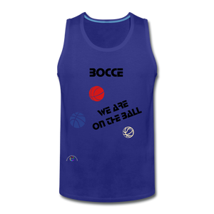 Bocce (KING) Men’s Premium Tank - royal blue