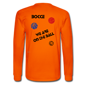 Bocce (King) Men's Long Sleeve T-Shirt - orange