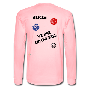 Bocce (King) Men's Long Sleeve T-Shirt - pink