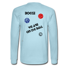 Load image into Gallery viewer, Bocce (King) Men&#39;s Long Sleeve T-Shirt - powder blue