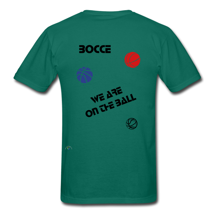 BOCCE (2) Gildan Ultra Cotton Adult T-Shirt - petrol