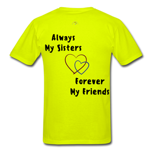 Memorial  Sister - Friend Unisex Classic T-Shirt - safety green